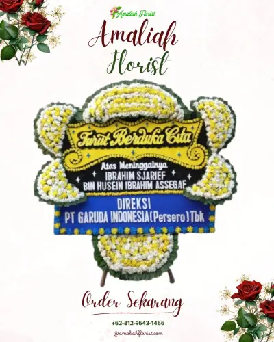 Papan Bunga Duka di Girijaya